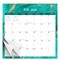 Crackled Blush | 2027 12 x 12 Inch (Hanging) 18 Months Monthly Square Wire-O Calendar | Sticker Sheet | July 2026 - December 2027 | Plato | Planning Stationery
